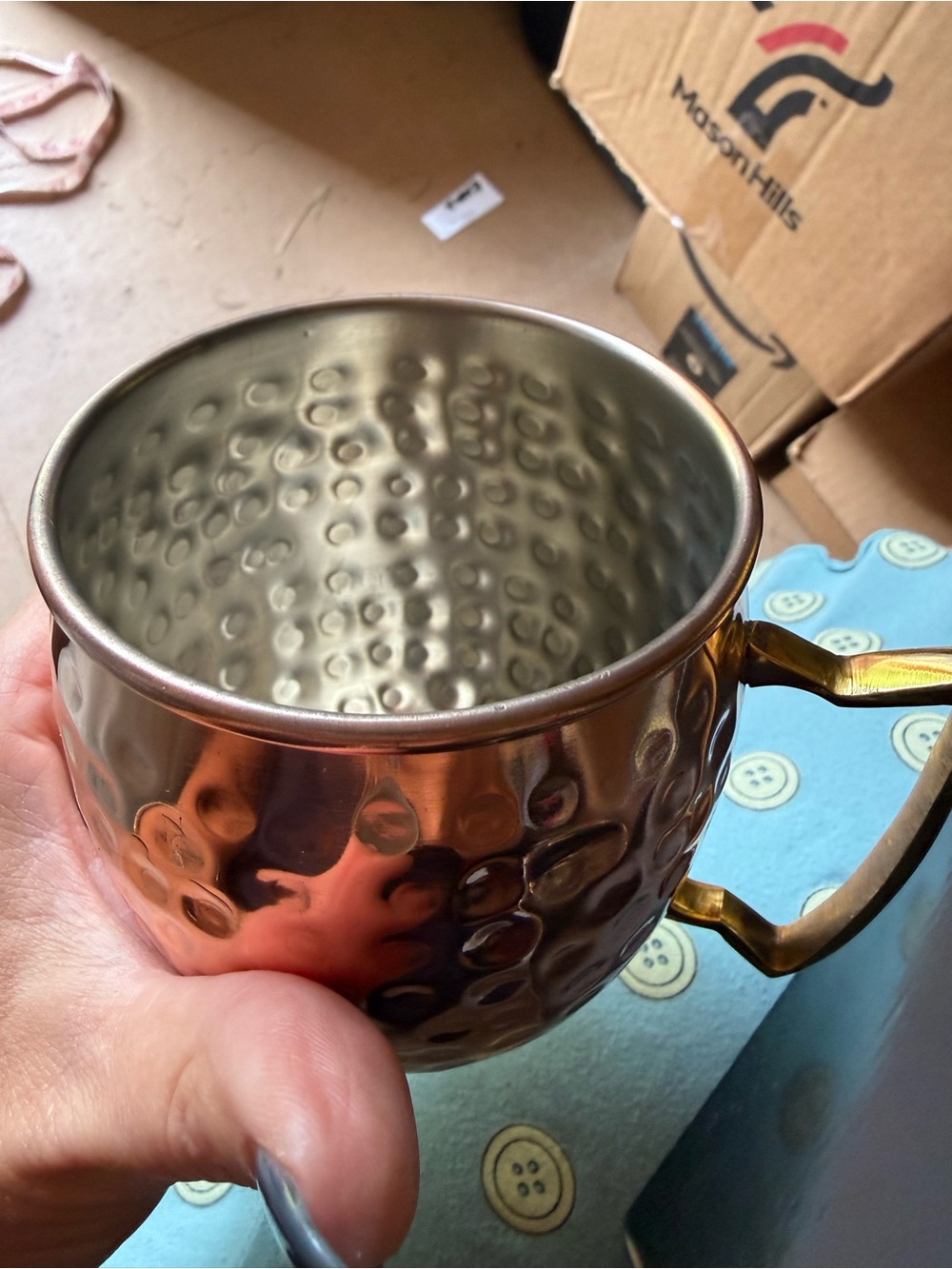 NIB 4 pack Moscow mule copper mugs - Picture 4 of 4